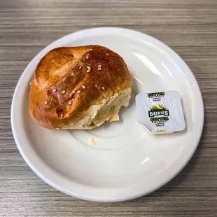 Complimentary bread and butter