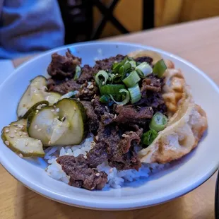 Bulgogi rice bowl