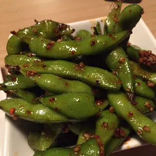 Garlic edamame