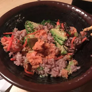 Spicy Tuna Avocado Rice Bowl