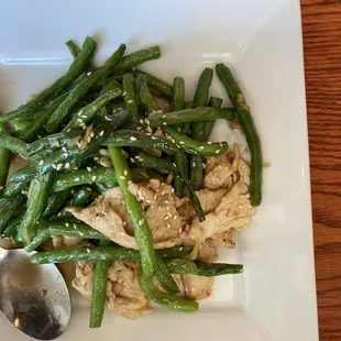 Green beans &amp; Ginger chicken