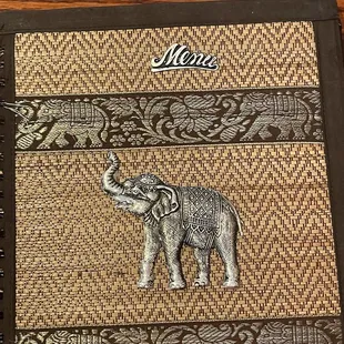 an elephant on the menu