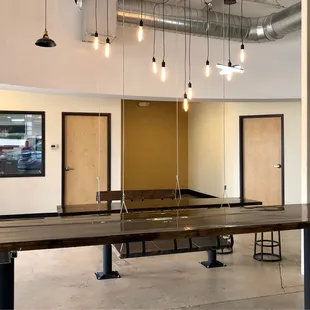 the inside of a building