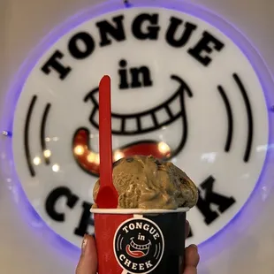 tongue in cheek ice cream