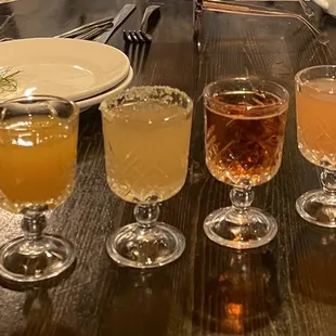 Cocktail flight