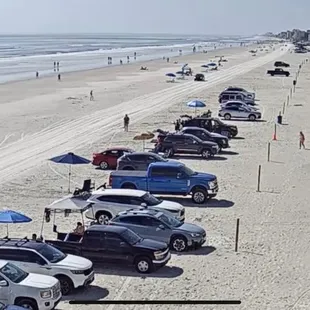 Aerial view of Toni &amp; Joe's Patio on the beach