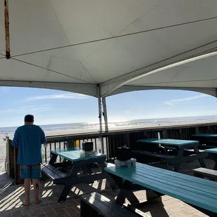 the view of the ocean