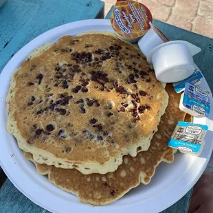 Chocolate chip pancakes
