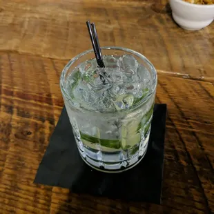 The cooler.  Like a fancy g &amp; t