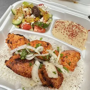 # 2 Chicken Breast Kabob