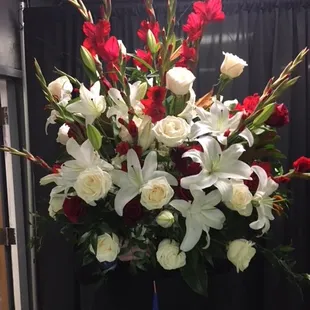 Welsh memorial service - beautifully arranged and stunning.