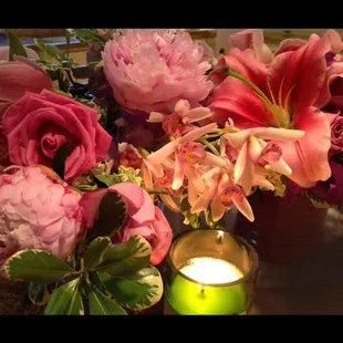 One of Wedding table arrangements  Lovely...