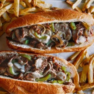 Italian steak sandwich