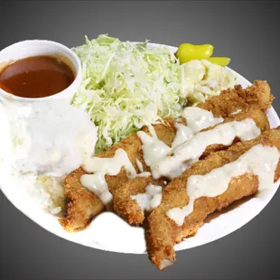 a plate of food