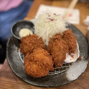 Pork and Oyster Tonkatsu combo