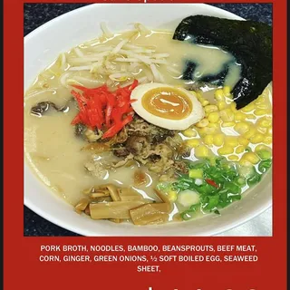Beef Tonkotsu Ramen**