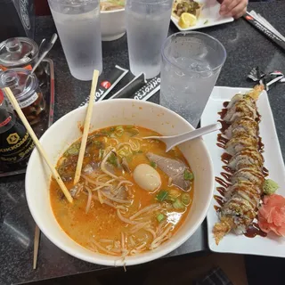 Spicy Beef Tonkotsu Ramen**