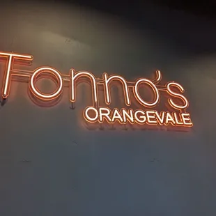 neon sign