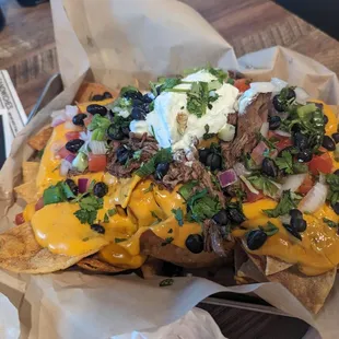 nachos, food