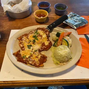 a plate of food