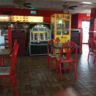 Tono's counter and jukebox