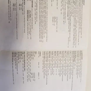 Great menu!  I was overwhelmed.