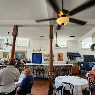 View to bar