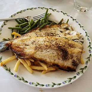 Trout inside