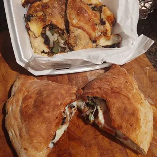 A real Calzone from Parry's!