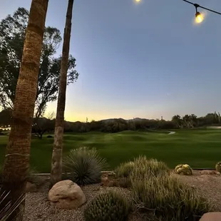 Another view of the golf course from our seat