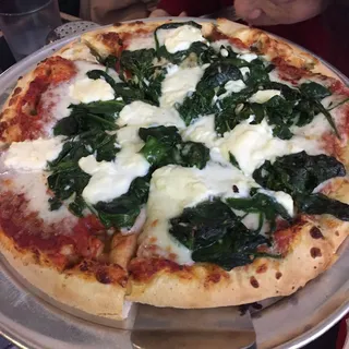 Alba's Spinach Pizza