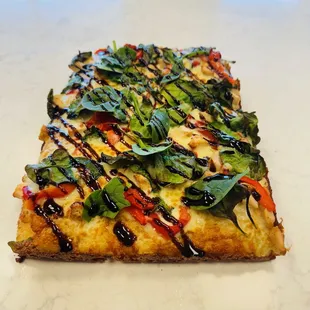 Tuscan Chicken Detroit-Style Pizza