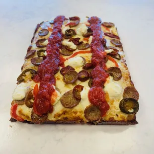 Enzo the Line Detroit-Style Pizza