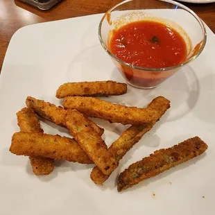 Fried zucchini