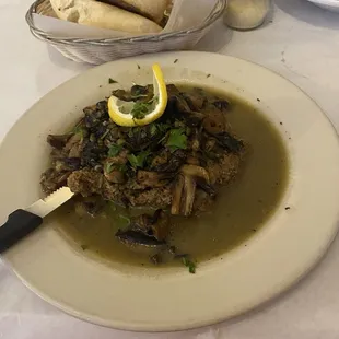 Veal piccata.