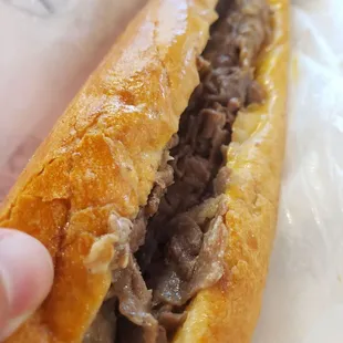 Philly cheese steak with wiz