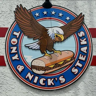 Sign outside restaurant