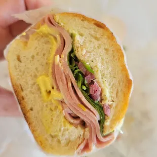 a ham sandwich