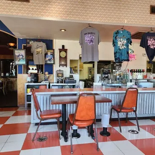 interior, pizza