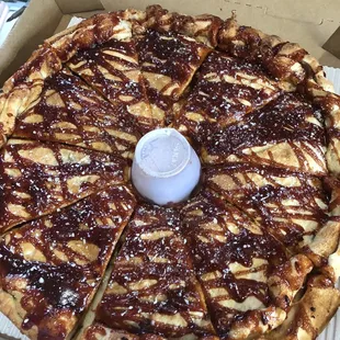 Barbecue chicken pizza Detroit style