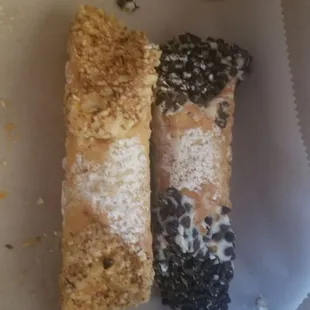Sicilian and traditional cannoli