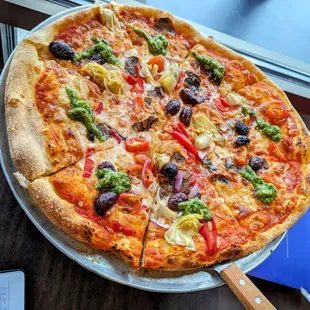 Vegetarian pizza