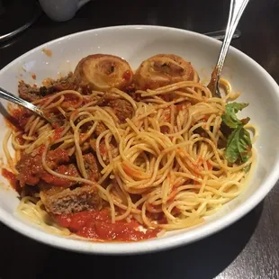 Spaghetti and Meatballs