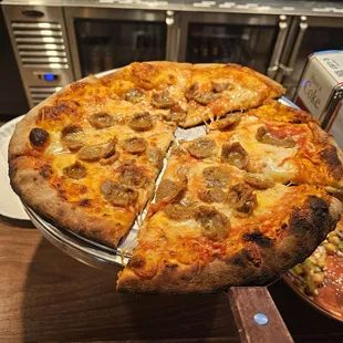 Italian sausage pizza