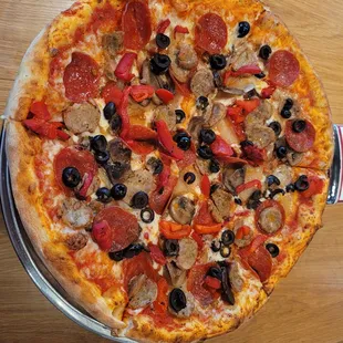 pizza, food