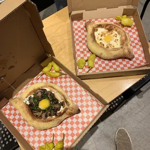 Original Khachapuri Mushroom and Garlic Khachapuri