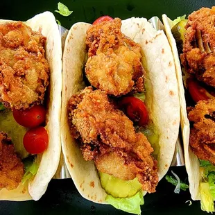 Oyster Tacos