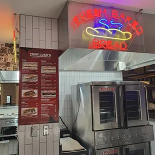 the kitchen of a restaurant