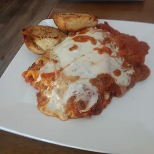Homemade meat lasagna