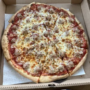 Medium sausage pizza